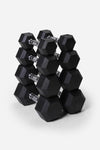 2.5kg-10kg Northern Rubber Hex Dumbbell Set (2.5kg Increments)