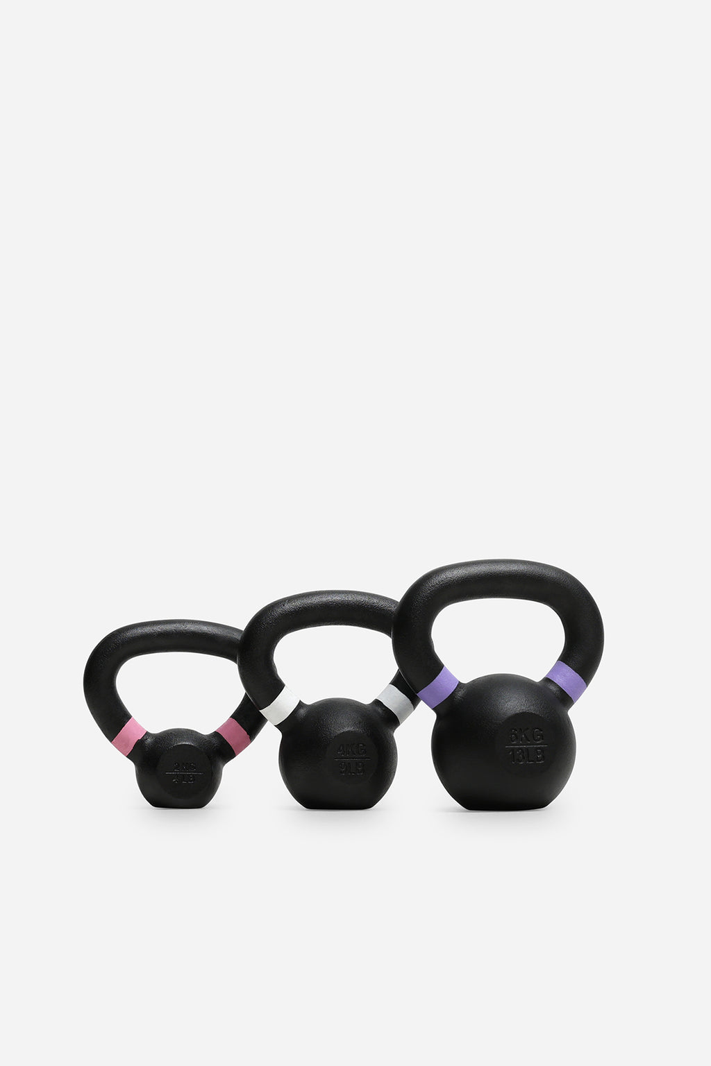 Cast Iron Kettlebell Set 2-6kg