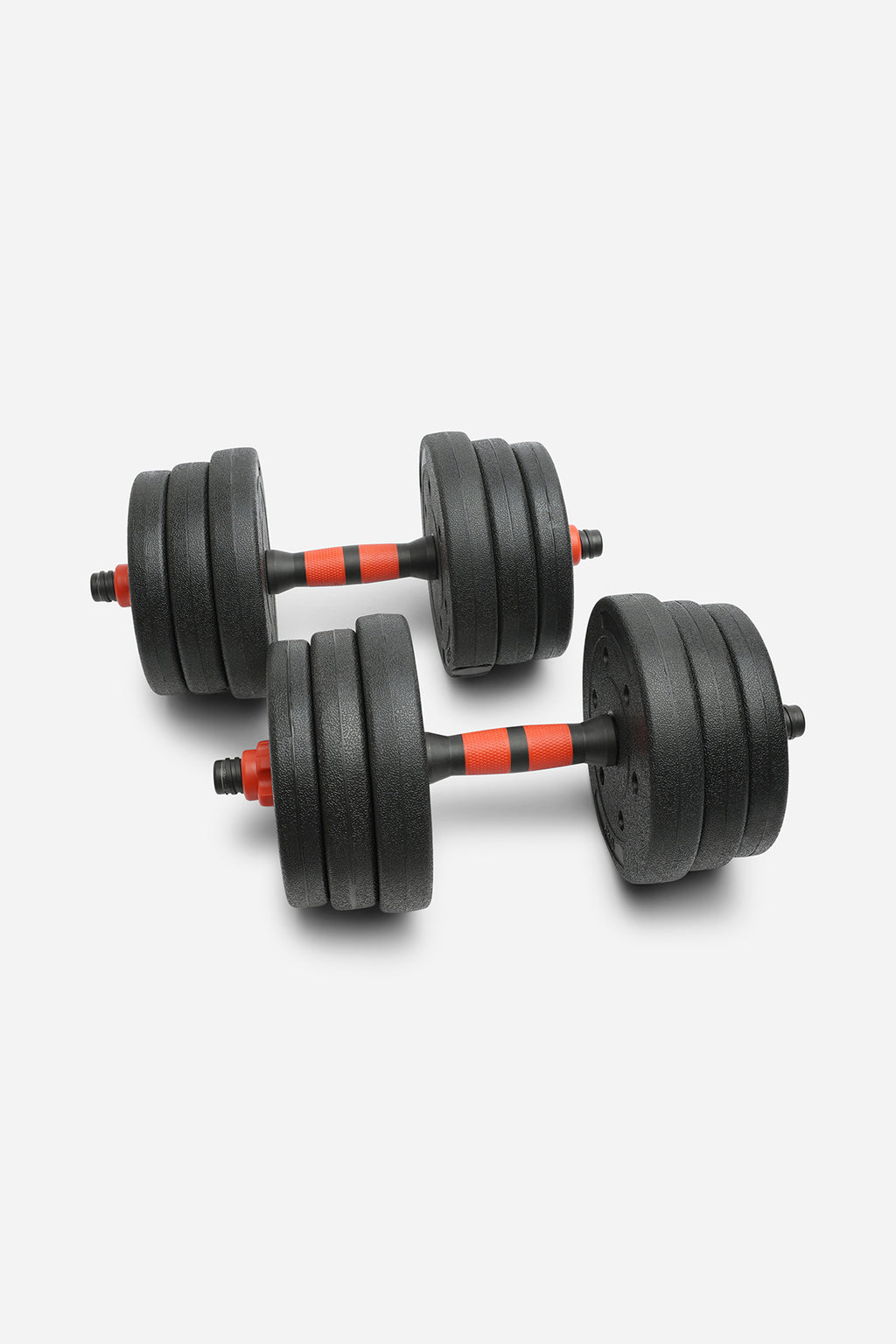 Northern Cement Dumbbell Pair (10kg, 15kg, 20kg) + Kettlebell Handle & Base