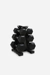 Northern Hex Dumbbell Set 5-10kg with 3-Tier A-Frame Rack