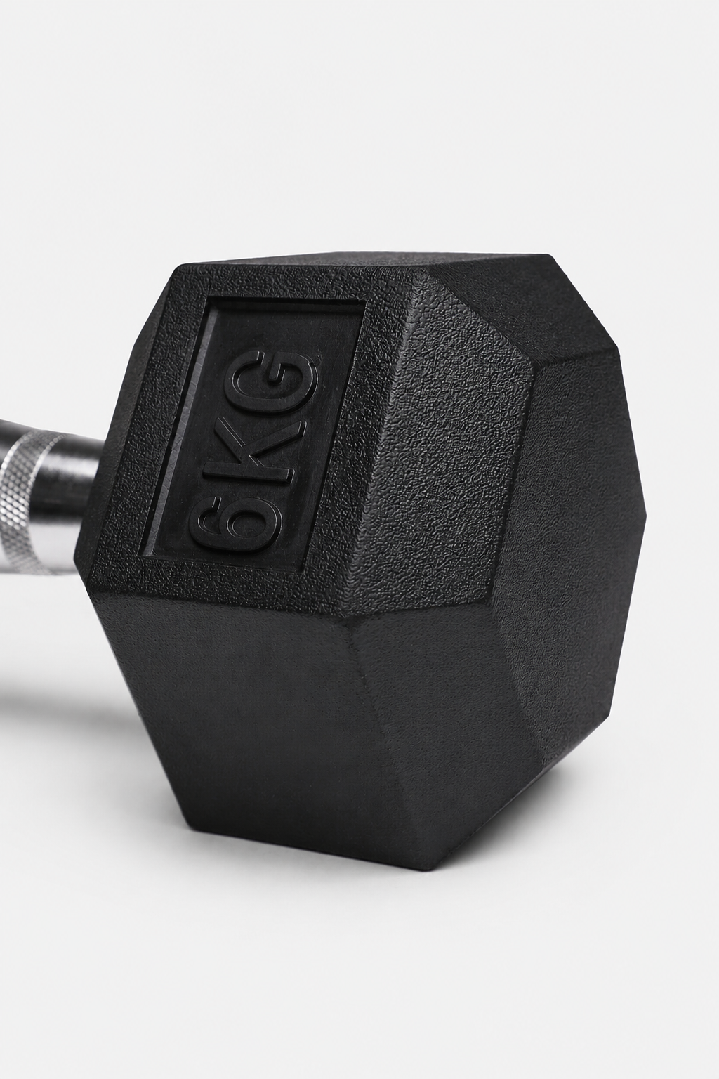 Hex Dumbbell 6kg Close-up View