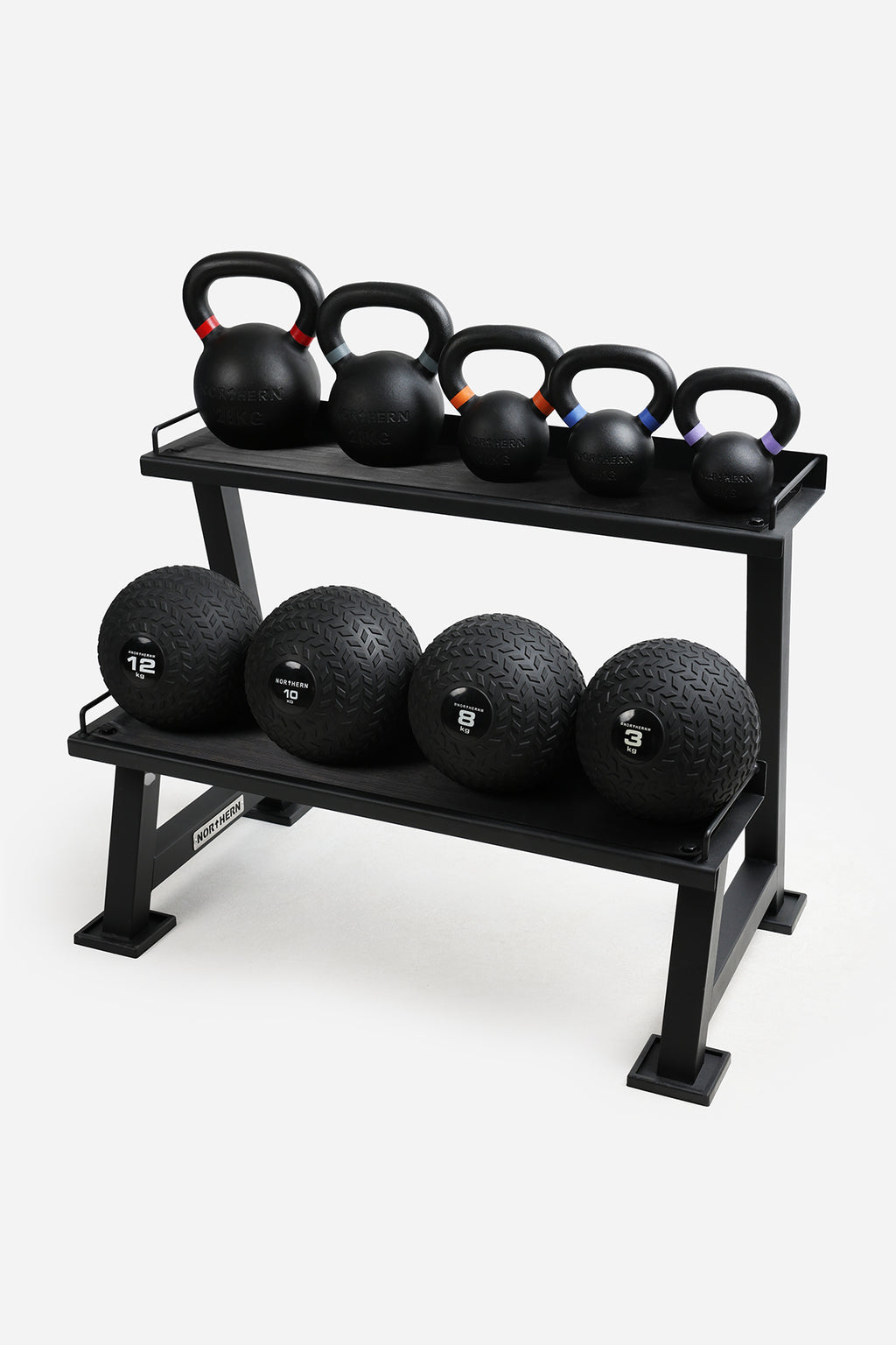 Multi Purpose 2 Tier Kettlebell Storage Rack