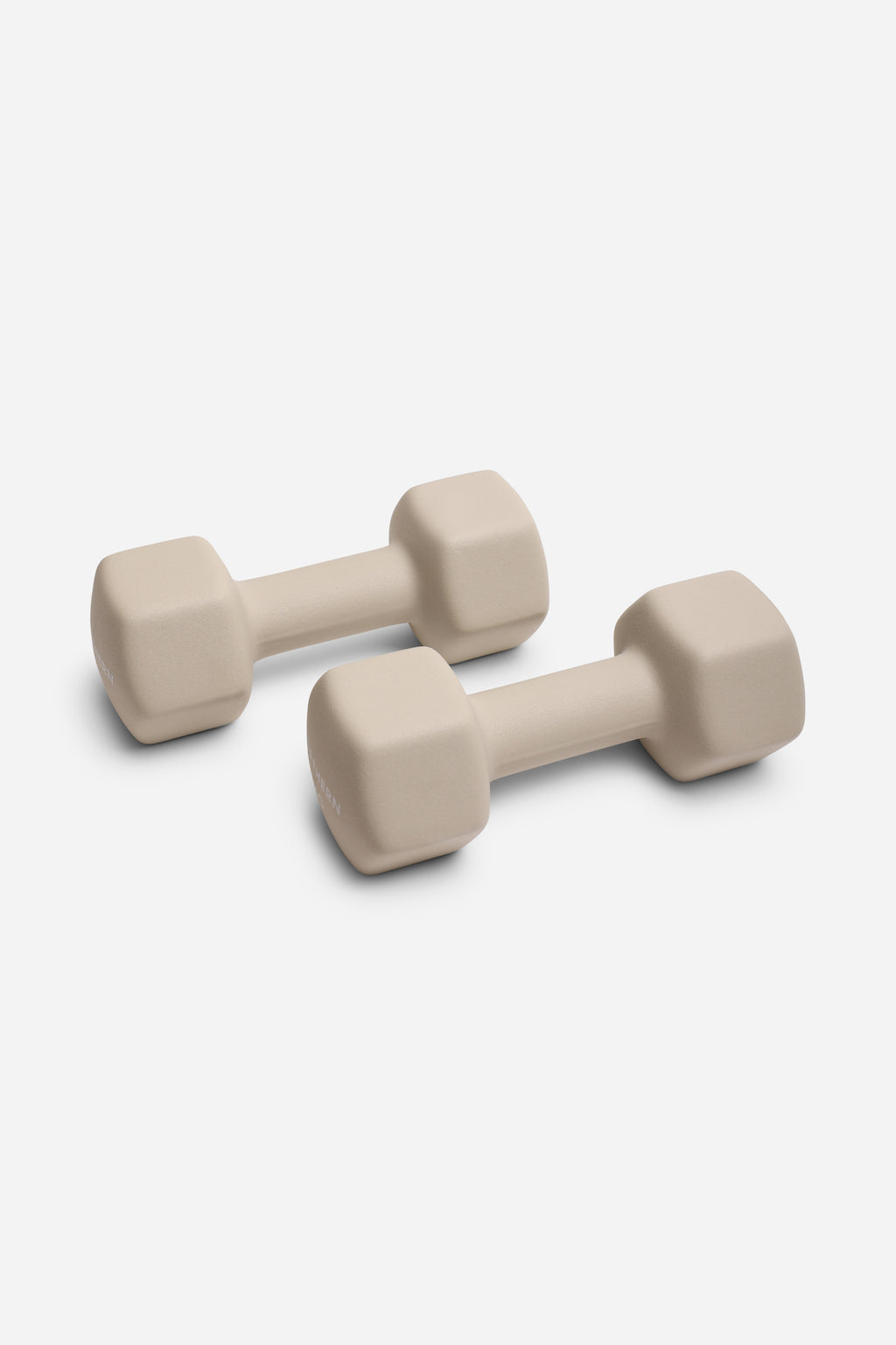 Pair of Northern Natural Stone 10KG Neoprene Coated Hex Dumbbells