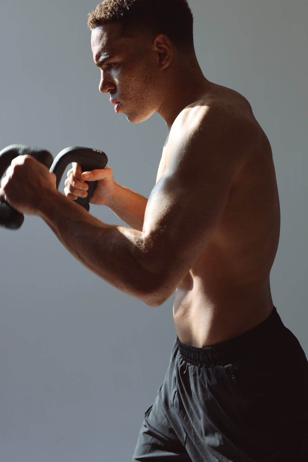 D-shape Hand Dumbbells for Boxing Exercise