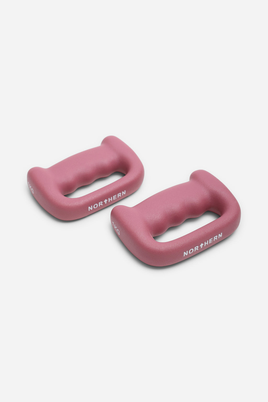 Northern 1kg Dusk Pink Pair Hand Dumbbells for Shadow Boxing