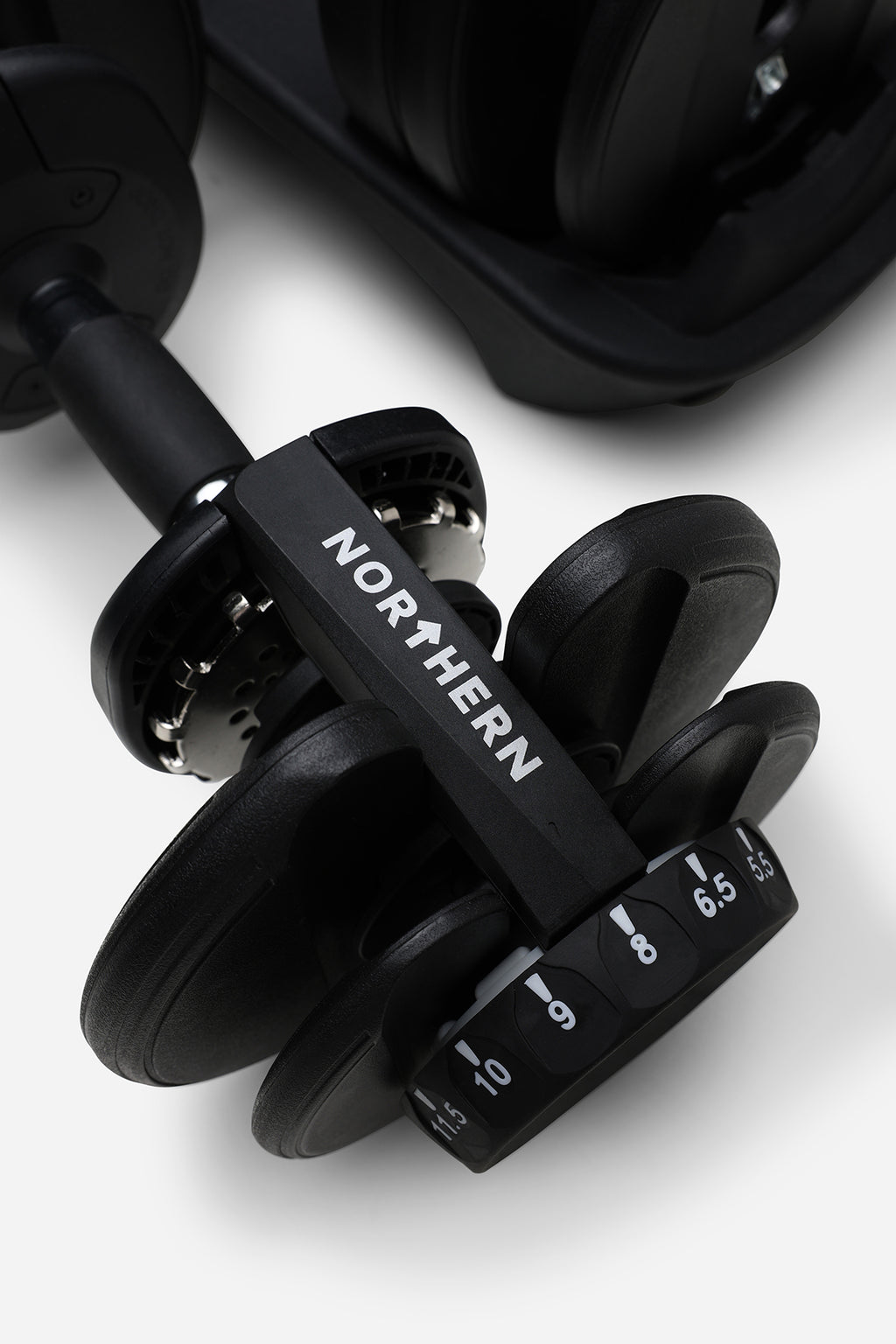 Northern Black Adjustable Dumbbells 24KG Pair