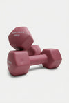 Northern Dusk Pink 10KG Neoprene Coated Hex Dumbbells