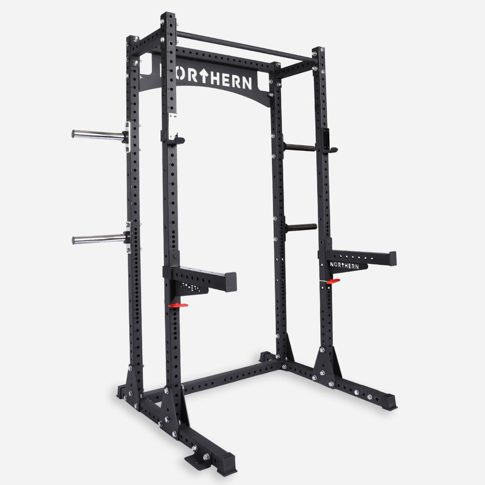 Northern Half Rack with Spotter Arms and Weight Storage Poles