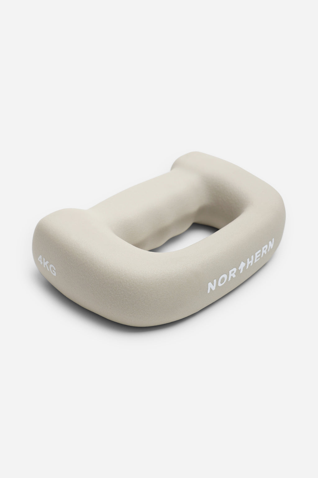 Northern Hand D Grip Dumbbells 4kg Pair - Natural Stone
