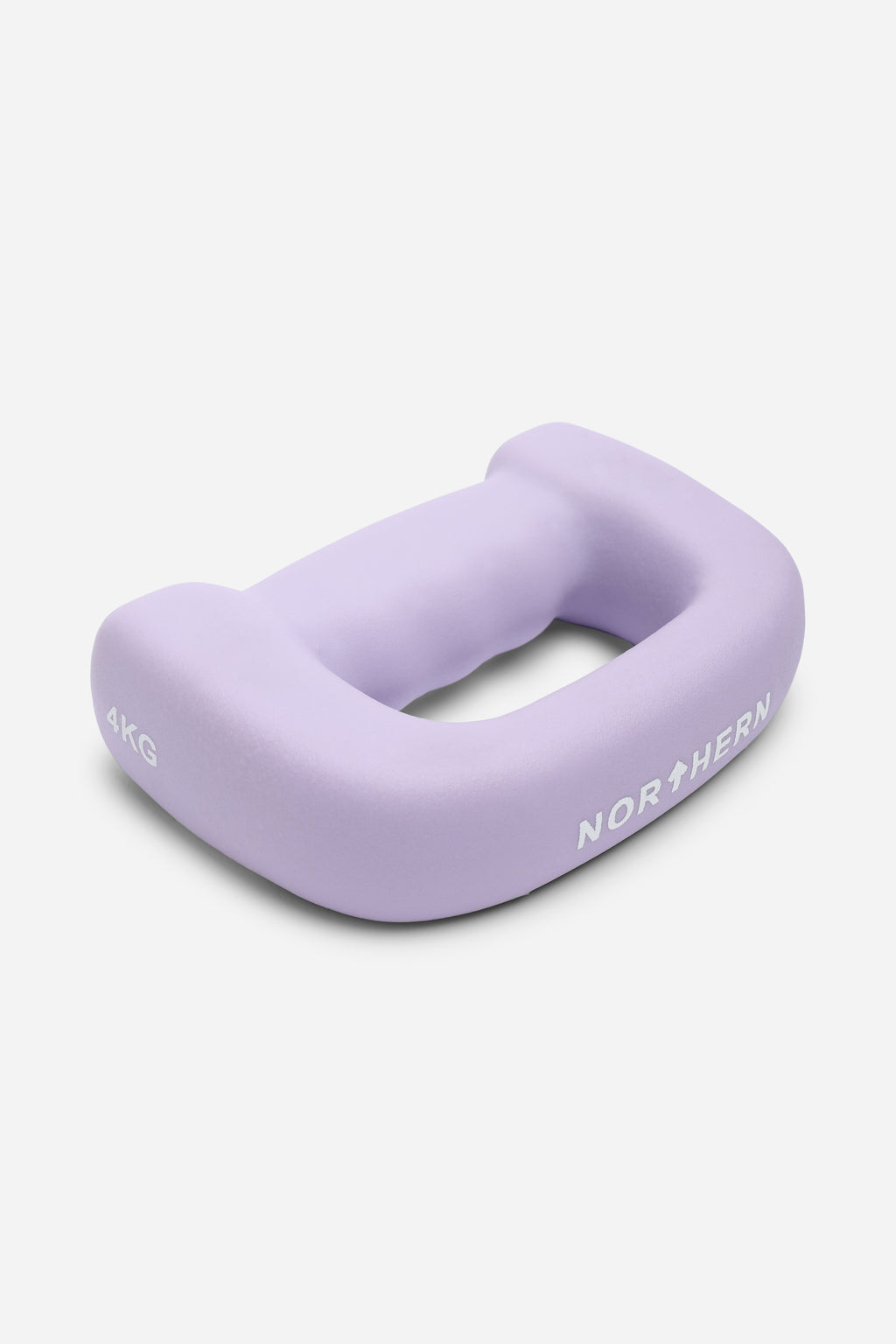 Northern Hand D Grip Dumbbells 4kg Pair - Soft Lavender