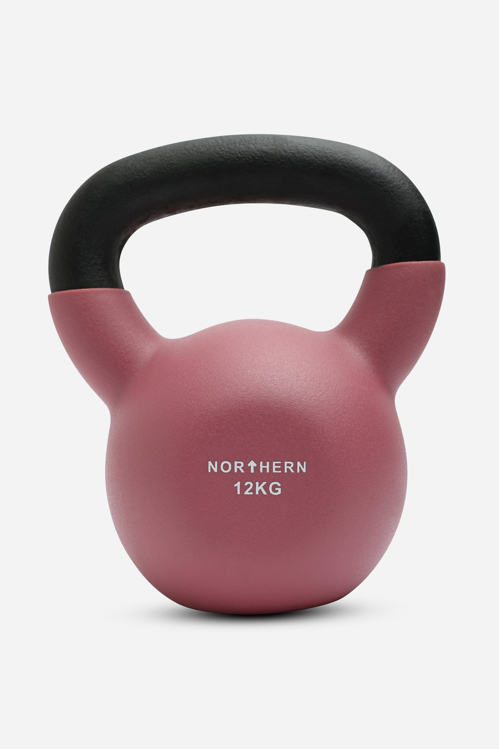 Northern Neoprene Coated Cast Iron Kettlebell 12kg Dusk Pink