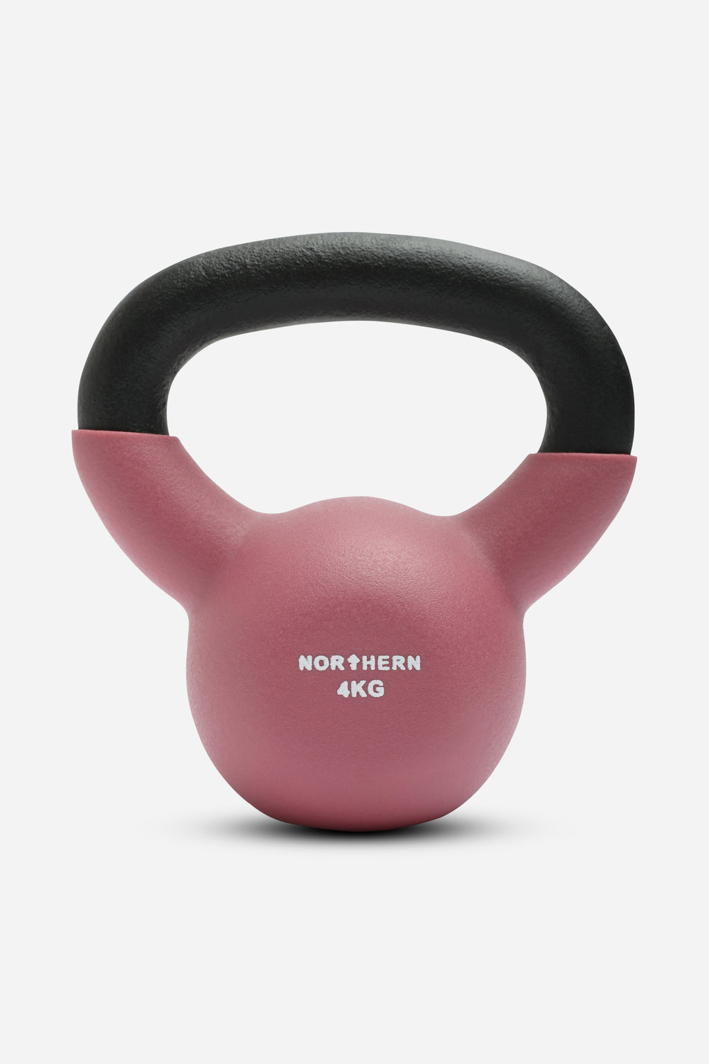 Northern Neoprene Coated Cast Iron Kettlebell 4kg Dusk Pink