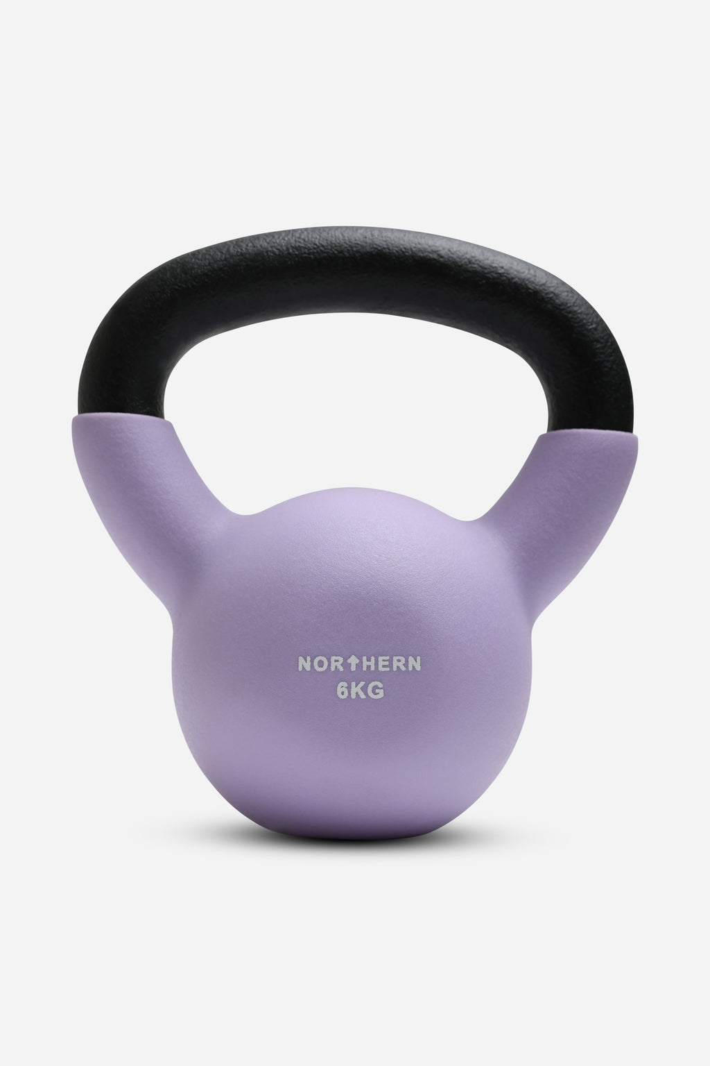 Northern Neoprene Coated Cast Iron Kettlebell 6kg Soft Lavender
