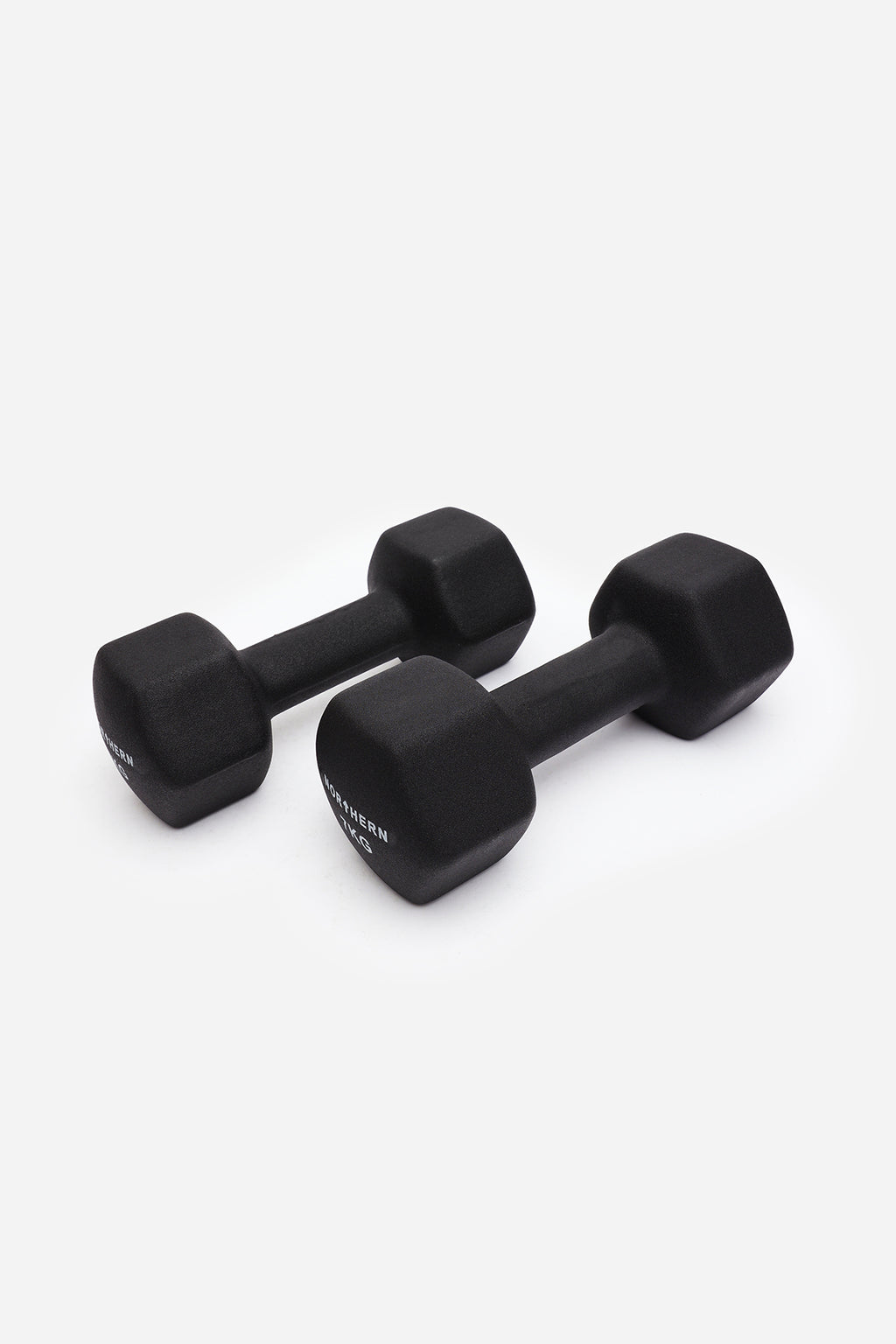 Northern Neoprene Rubber Hex Dumbbells Pair (7kg x 2)
