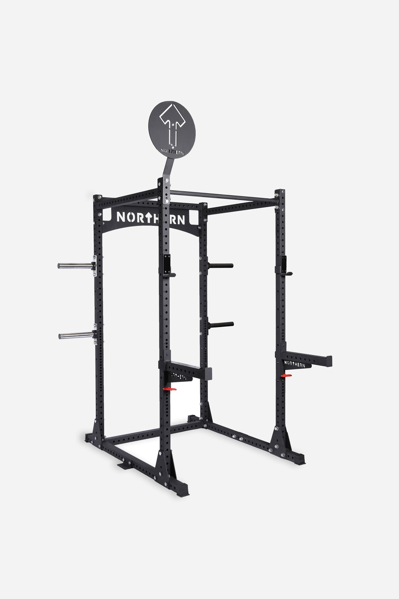 Northern Power Rack with Spotter Arms and Weight Storage Poles 