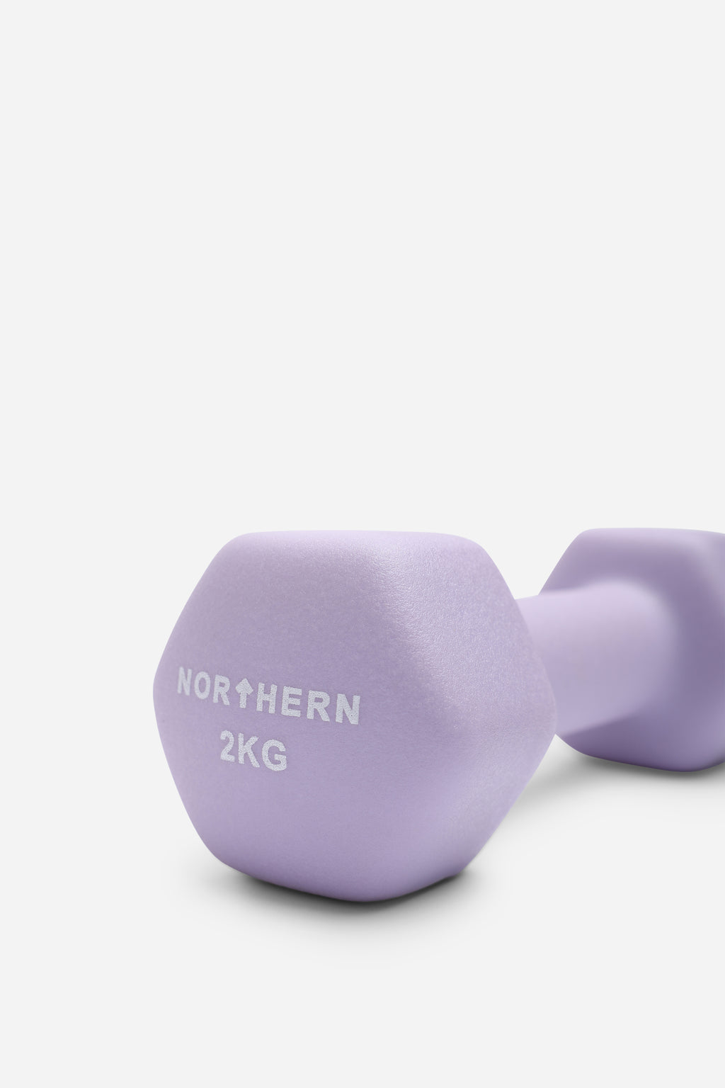 Northern Soft Lavender 2kg Pair Neoprene Dumbbells for Sale