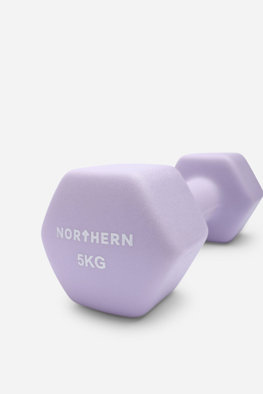 Northern Soft Lavender 5KG Pair Neoprene Dumbbells for Sale