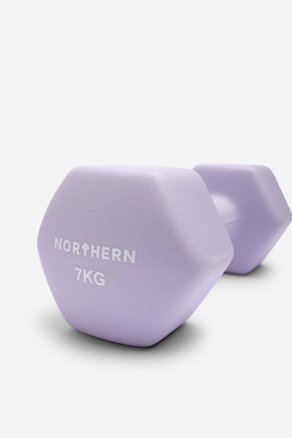Northern Soft Lavender 7kg Pair Neoprene Dumbbells for Sale