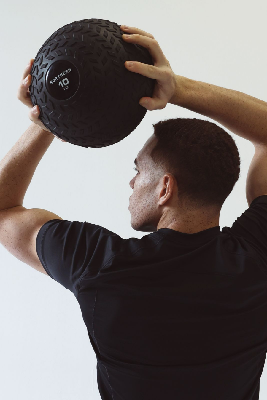 Strength workout using Northern slam ball