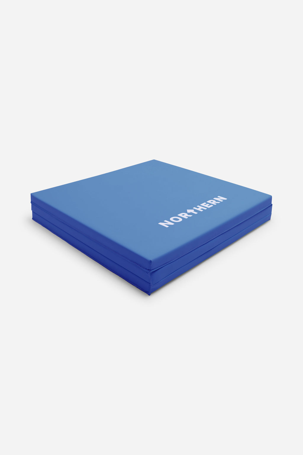 Northern Yoga Mat Tri-Folding Exercise Fitness Pilates Workout Non Slip 3 Panel Mat - Blue