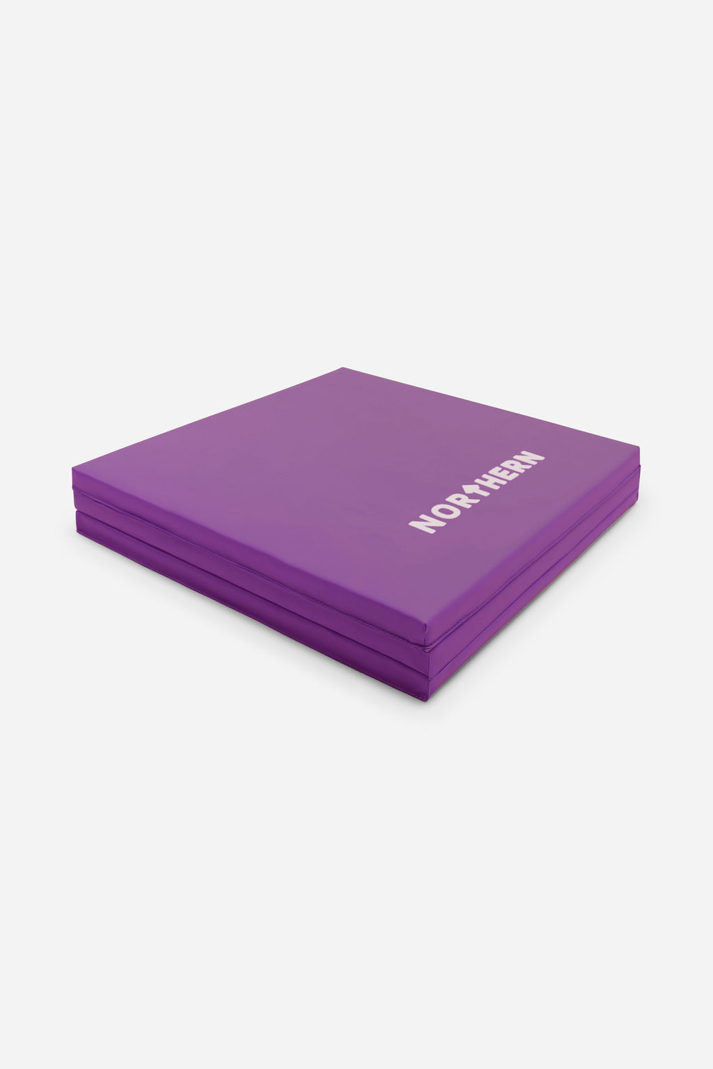 Northern Yoga Mat Tri-Folding Exercise Fitness Pilates Workout Non Slip 3 Panel Mat - Lilac