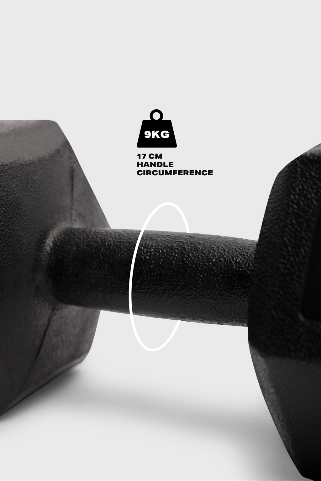 9kg Plastic Dumbbell Dimensions